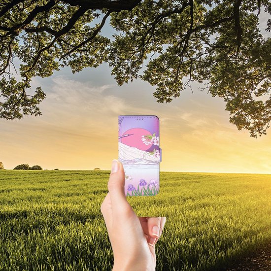 Coque Style Livre Samsung Galaxy A22 4G | M22 Coque Smartphone Cadeaux pour Femme Oiseau Volant
