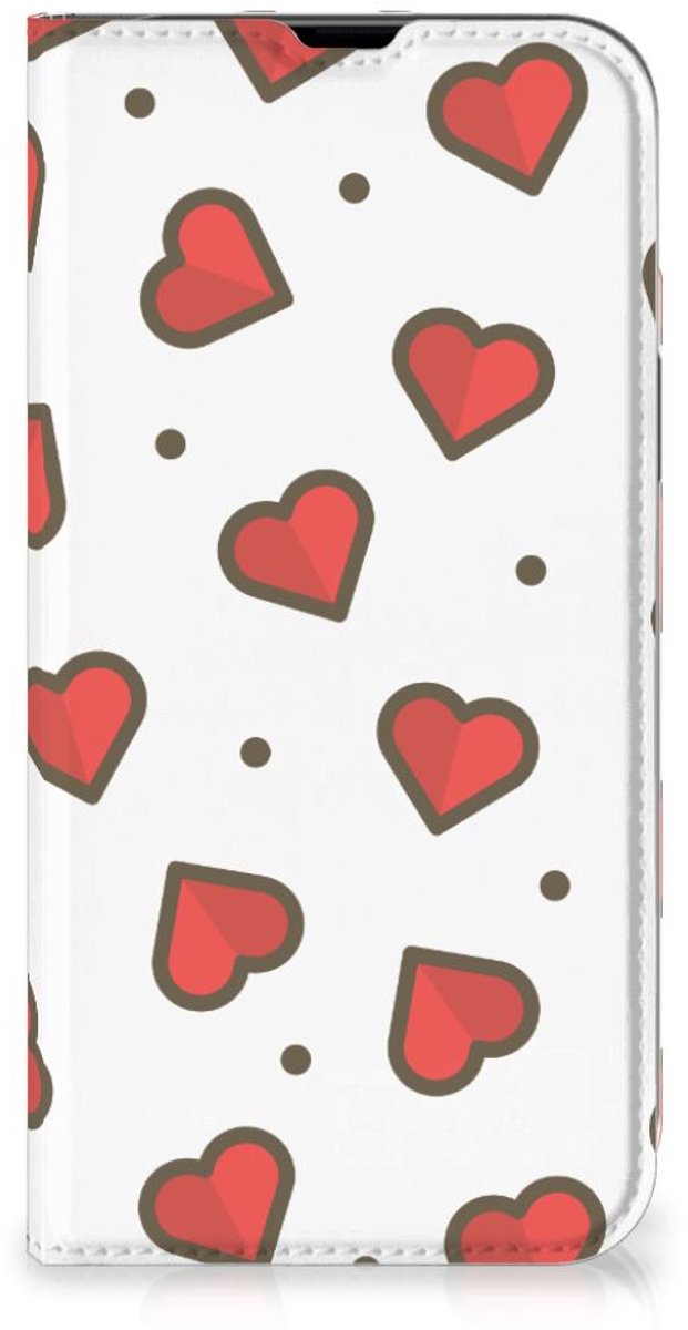 iPhone 13 Pro Max Hoesje met Magneet Hearts