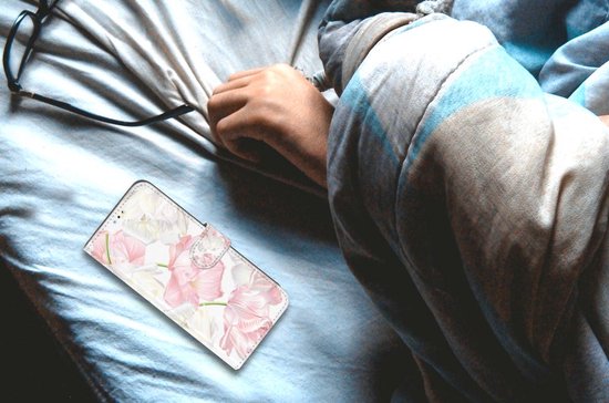 Coque Téléphone OPPO A16 | A16s PU Premium Housse pour Belles Fleurs Cadeau d'anniversaire Petite Amie