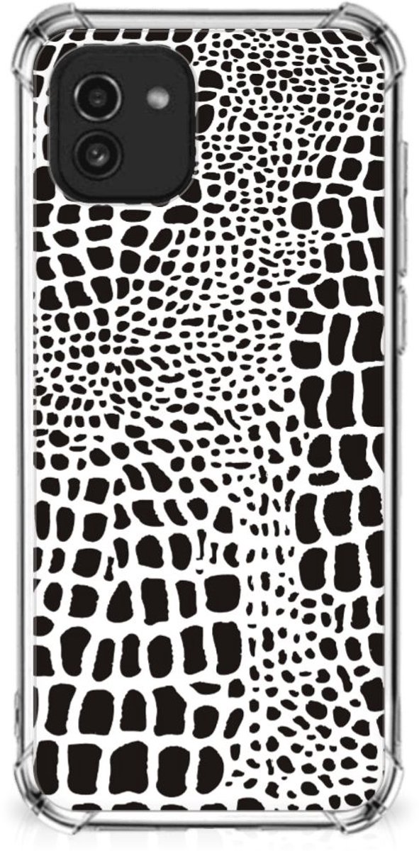 Samsung Galaxy A03 Case Anti-shock Slangenprint