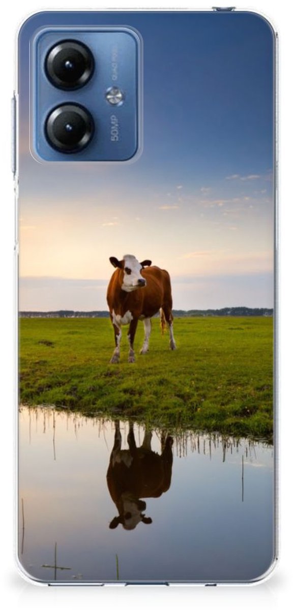 Motorola Moto G14 TPU Hoesje Koe