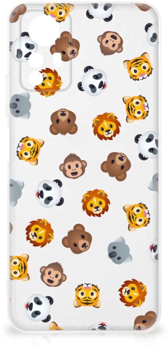 TPU bumper voor Xiaomi Redmi Note 12S Dieren Emojis