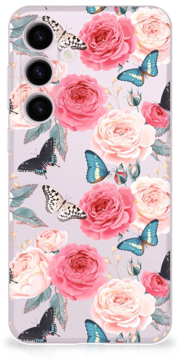 Samsung Galaxy S24 Plus TPU Case Butterfly Roses
