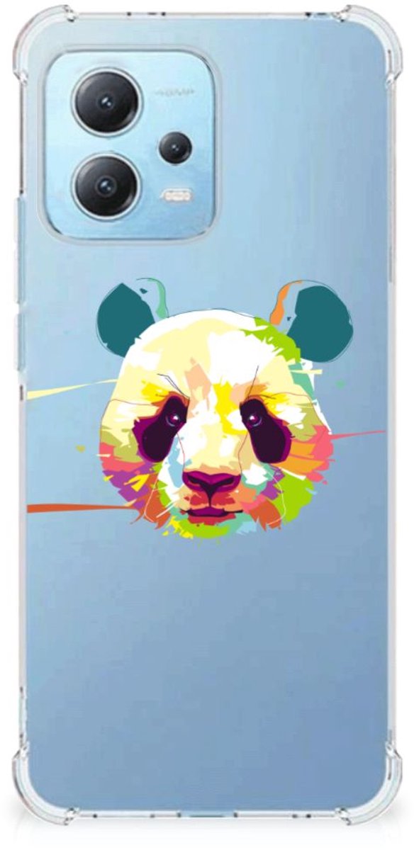 Xiaomi Redmi Note 12 5G Stevig Bumper Hoesje Panda Color