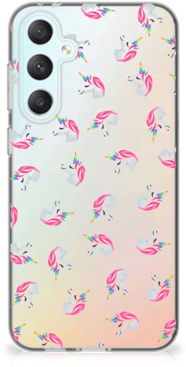 TPU bumper voor Samsung Galaxy S23 FE Unicorns