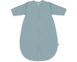 Jollein Baby Slaapzak Zomer Met Afritsbare Mouw 110cm - Rond - Ajour Sea Green - Zomerslaapzak
