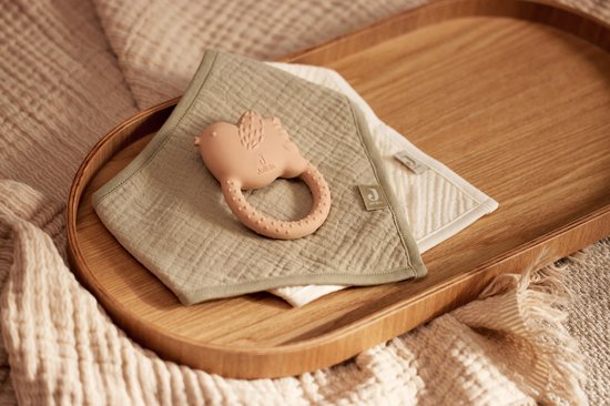 Jollein Baby Slab Bandana - Hydrofiel - Slabbetjes Baby - 2 Stuks - Olive Green/Oatmeal van Merkloos — afbeelding 4