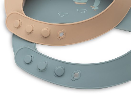 Jollein Baby Slab Siliconen - On The Go - 2-pack van Jollein — afbeelding 2
