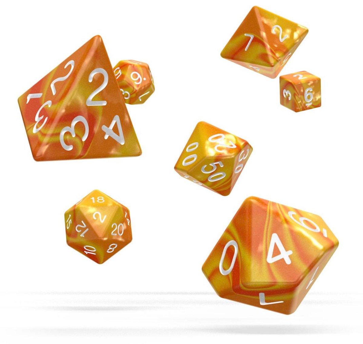 Oakie Doakie Dice Rpg Set Gemicide - Sunstone