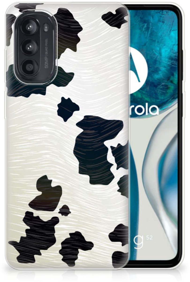 Motorola Moto G52/G82 TPU Hoesje Koeienvlekken