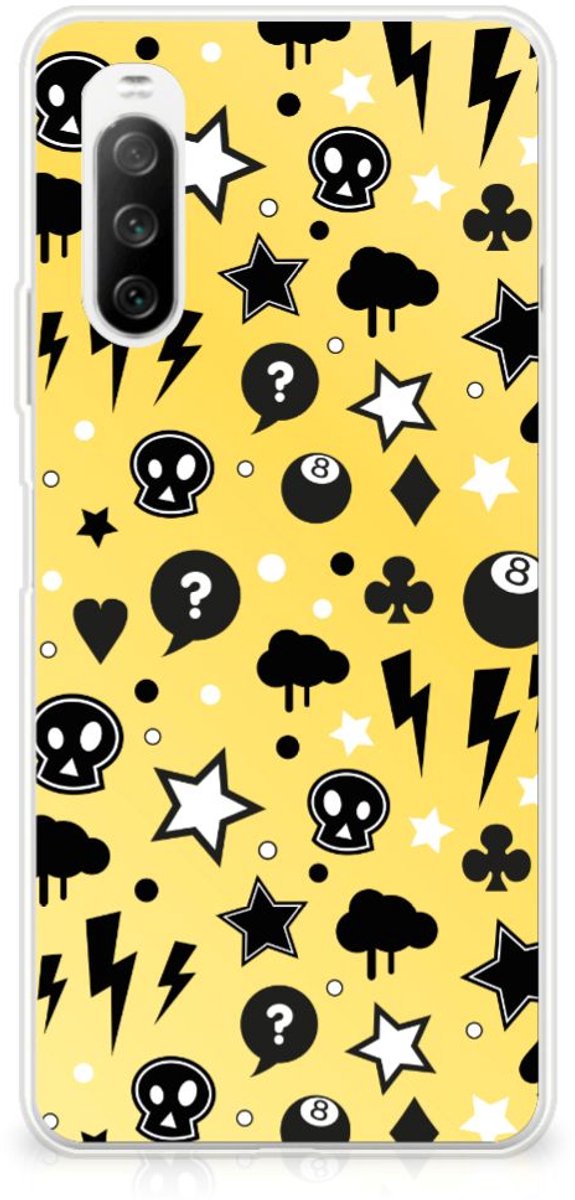 Silicone Back Case Sony Xperia 10 III Punk Geel