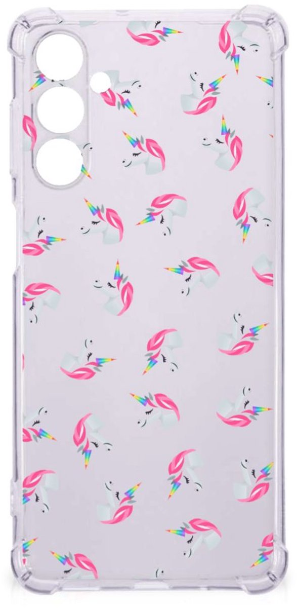 Doorzichtige Silicone Hoesje voor Samsung Galaxy M54 Unicorns