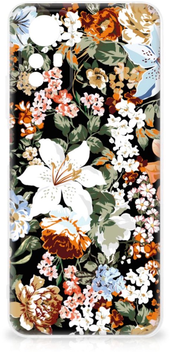 TPU Case voor Xiaomi Redmi Note 12S Dark Flowers