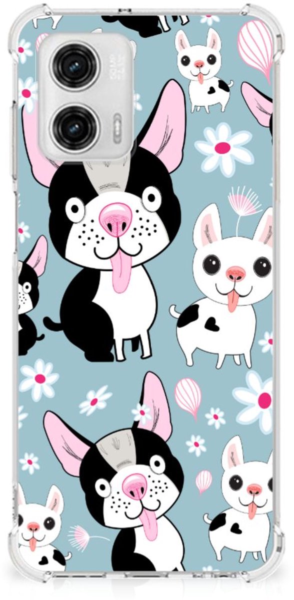 Motorola Moto G73 Case Anti-shock Hondjes