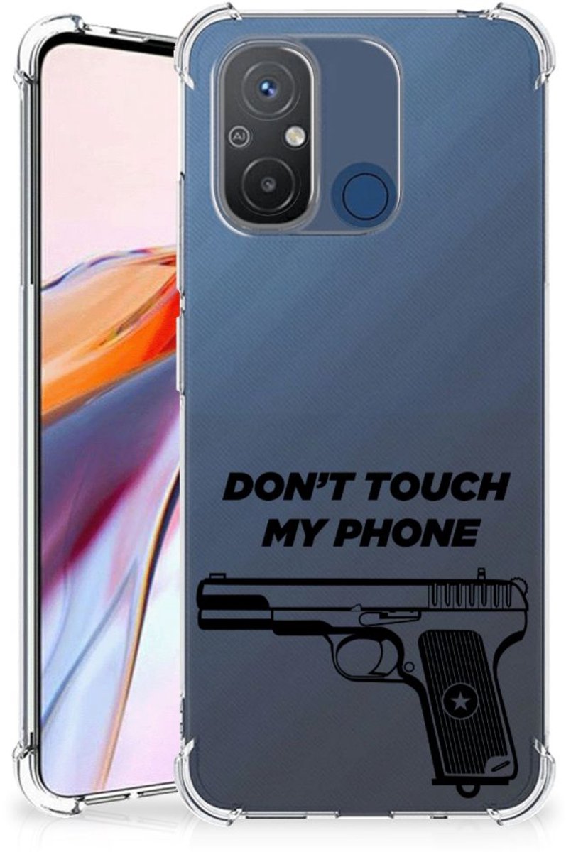 Back Cover voor Xiaomi Redmi 12C Anti Shock Case Pistol DTMP