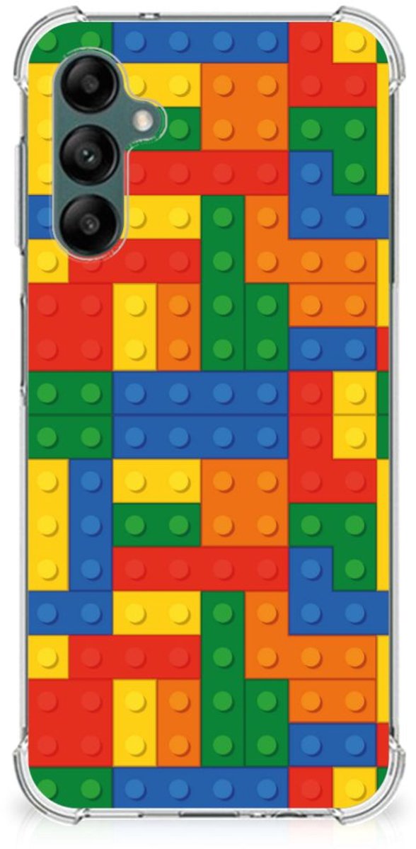 Samsung Galaxy A14 5G/4G Doorzichtige Silicone Hoesje Blokken