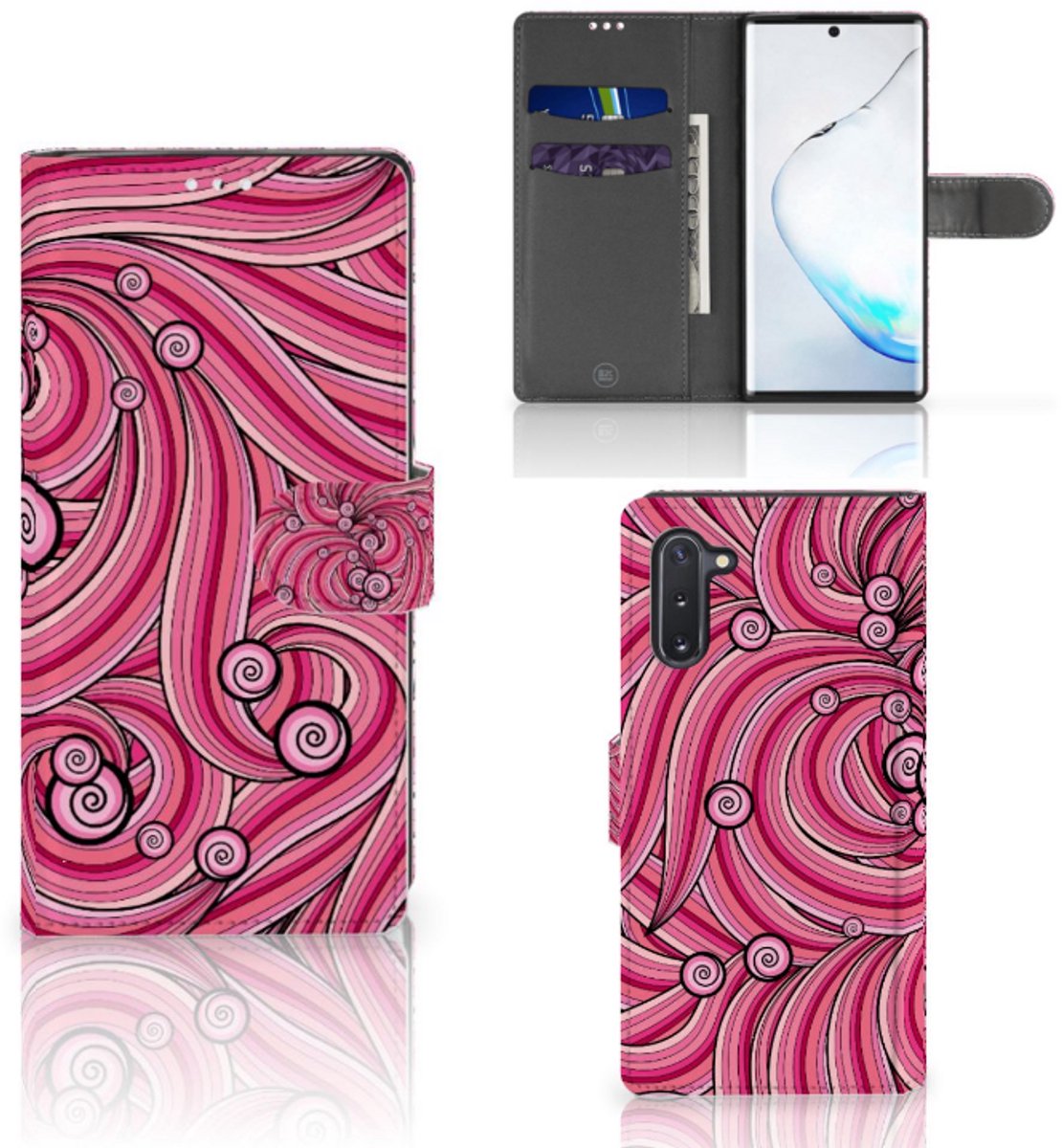 Samsung Galaxy Note 10 Hoesje Swirl Pink