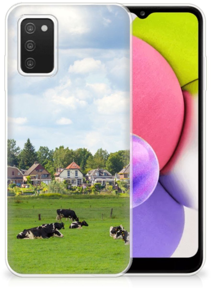 Samsung Galaxy A03S TPU Hoesje Koeien