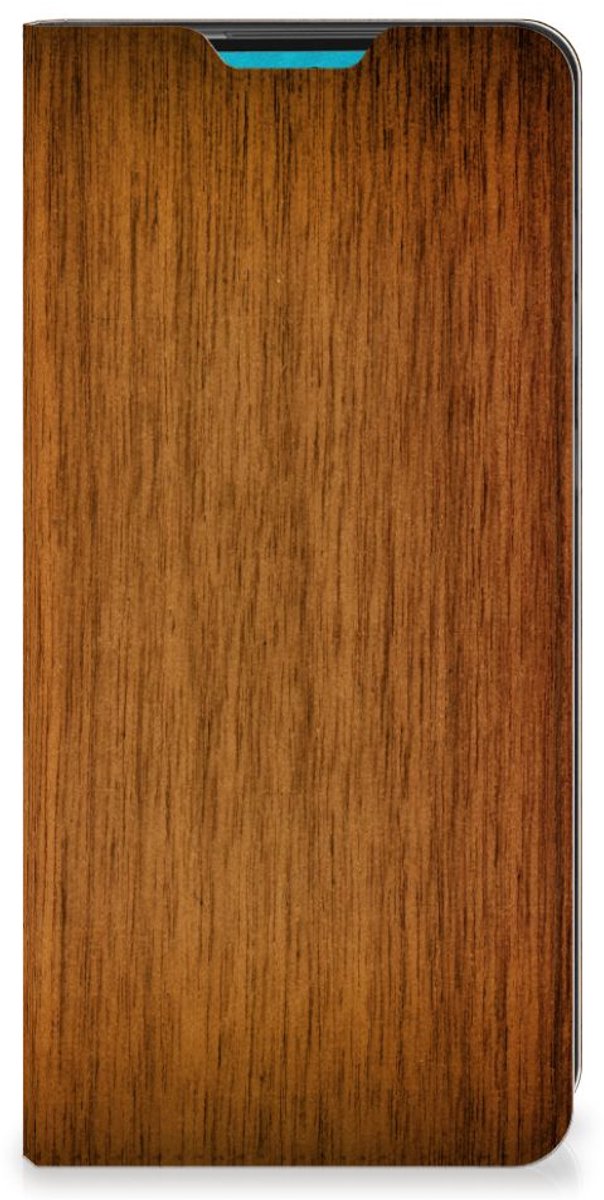 Samsung Galaxy A73 Book Wallet Case Donker Hout