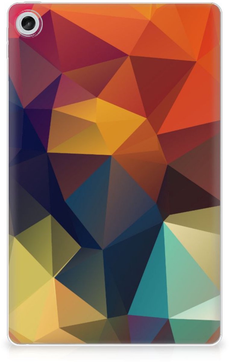 Lenovo Tab M10 Plus (3e generatie) Back Cover Polygon Color