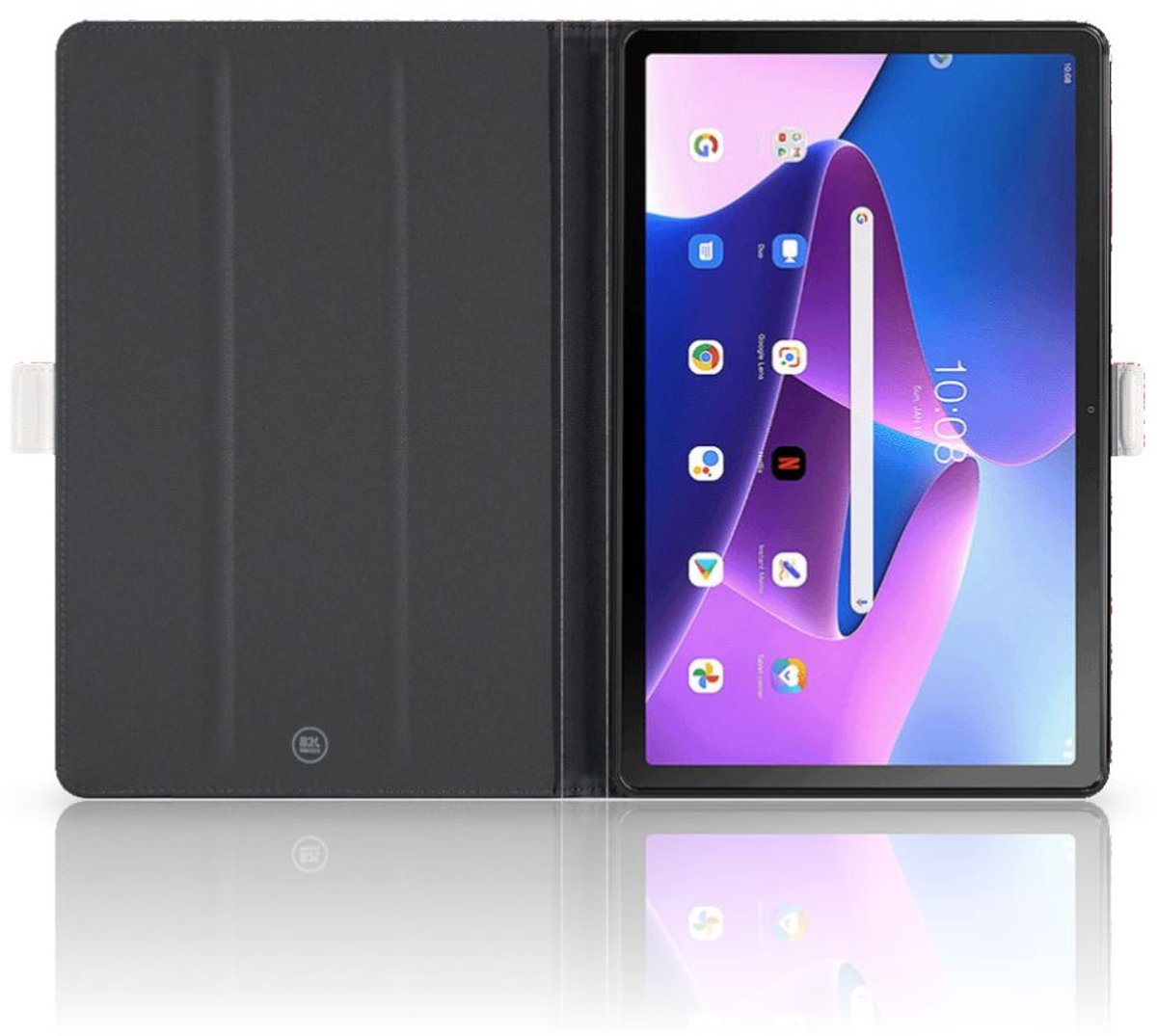 Tablettasje Lenovo Tab M10 Plus 3rd Gen 10.6 inch Angel Skull Rood