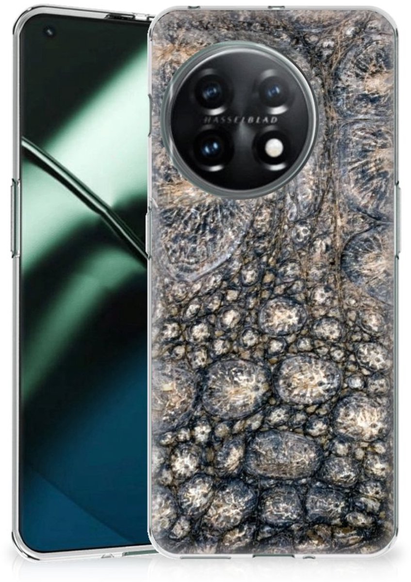 OnePlus 11 TPU Hoesje Krokodillenprint