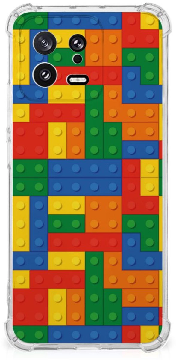 Xiaomi 13 Doorzichtige Silicone Hoesje Blokken