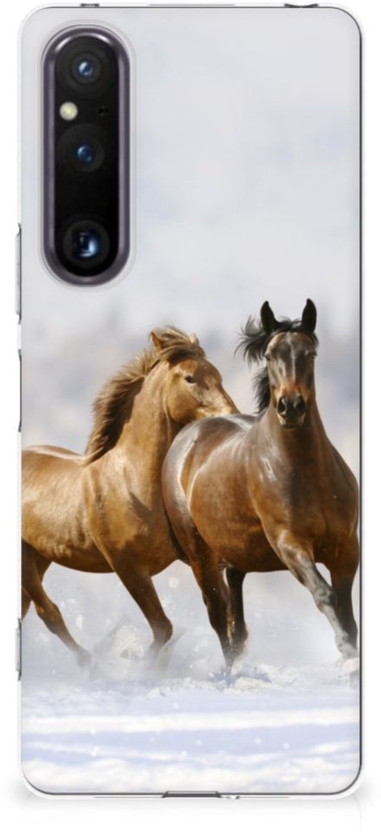 Sony Xperia 1 V TPU Hoesje Paarden