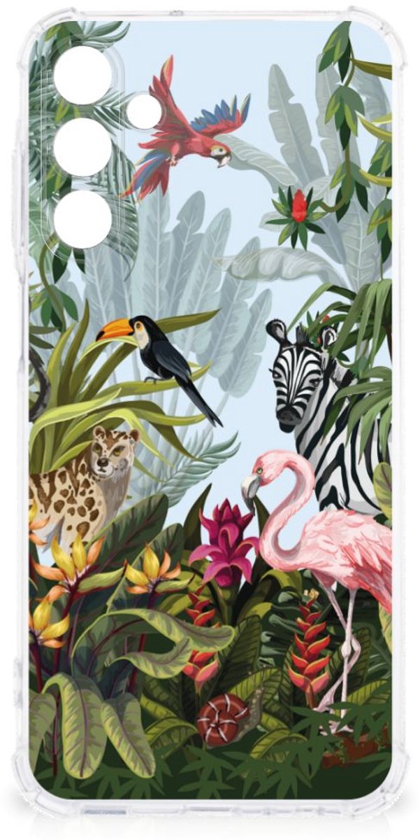 Case Anti-shock voor Samsung Galaxy A15 Jungle