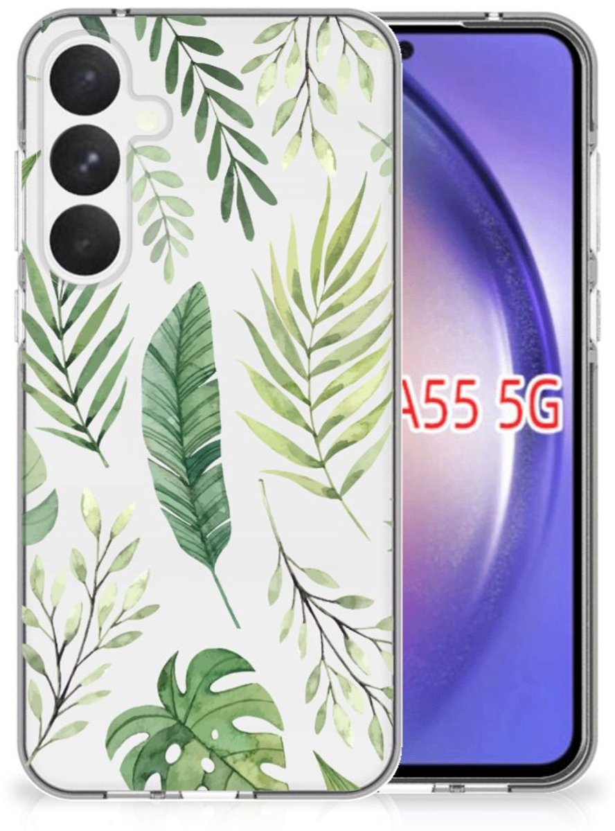 TPU Hoesje voor Samsung Galaxy A55 TPU Case Leaves