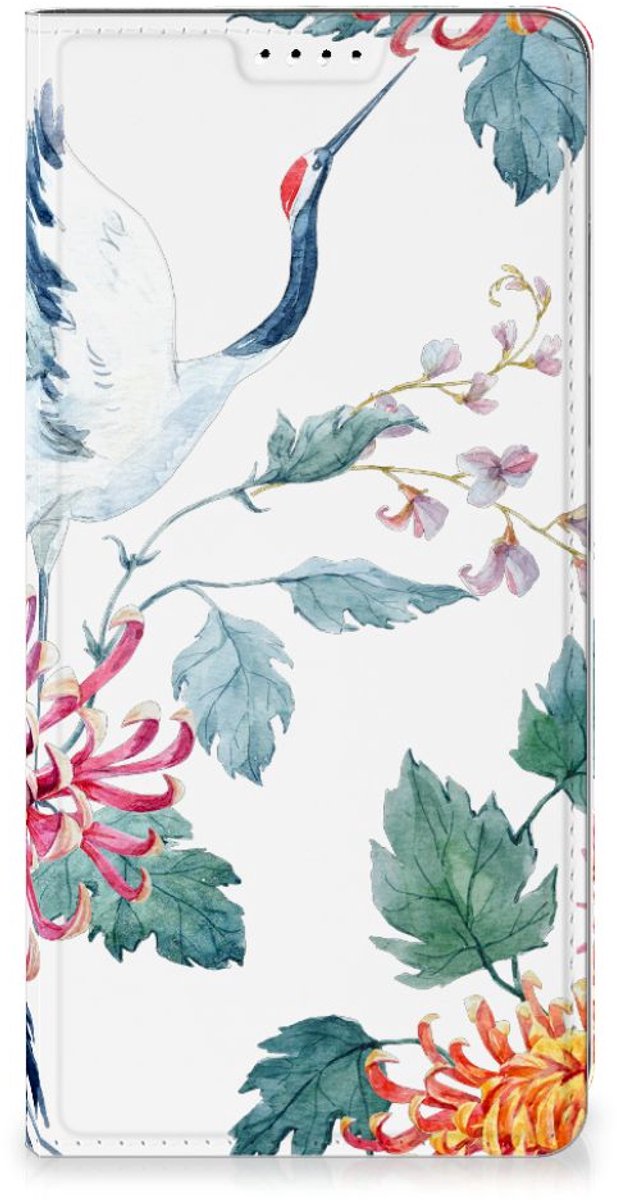 Samsung Galaxy A35 Hoesje maken Bird Flowers