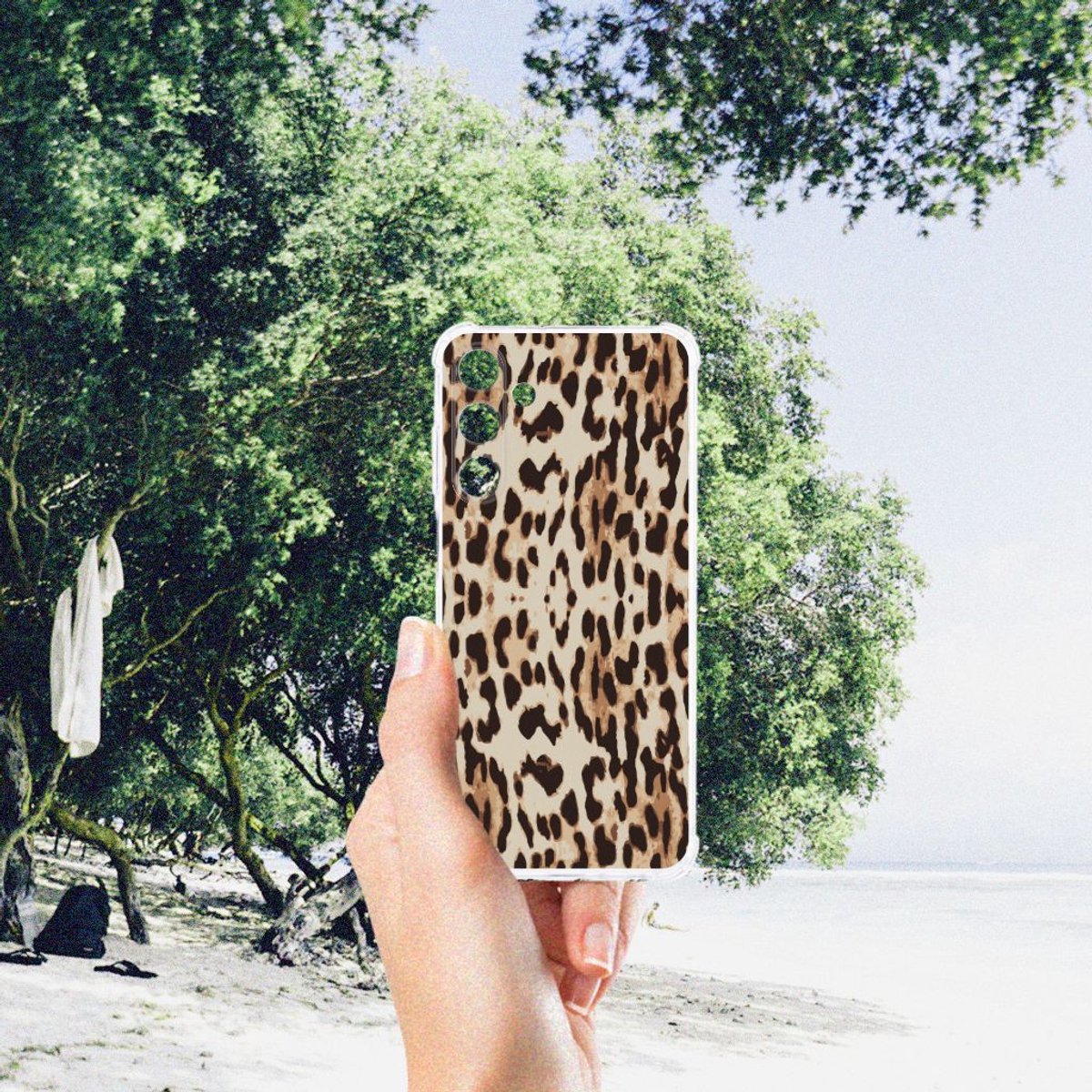 Samsung Galaxy A25 Case Anti-shock Leopard