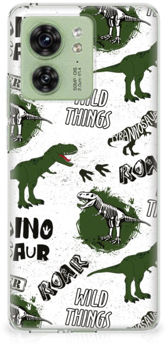 TPU Hoesje voor Motorola Edge 40 Dinosaurus