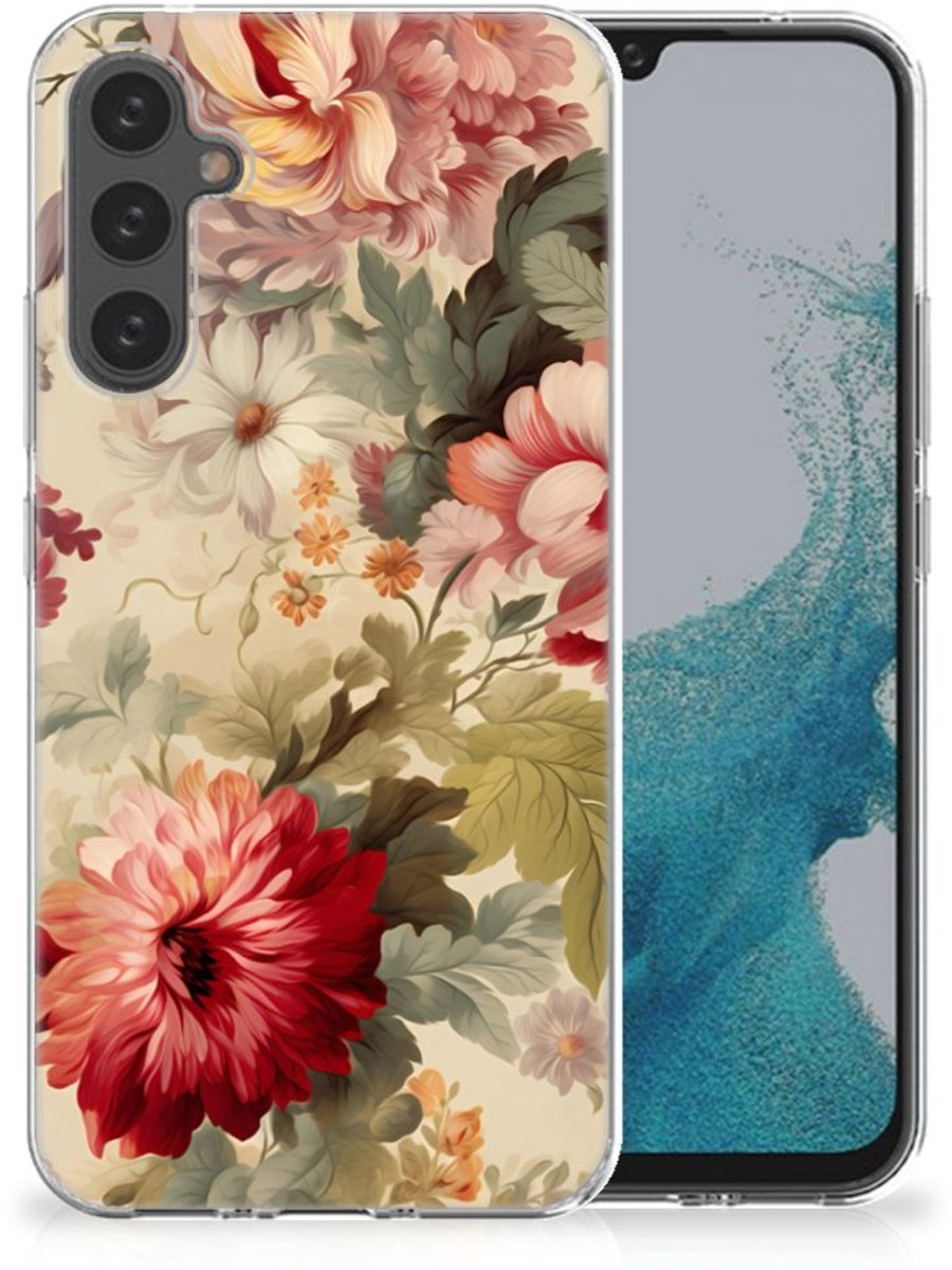 TPU Case voor Samsung Galaxy A34 Bloemen