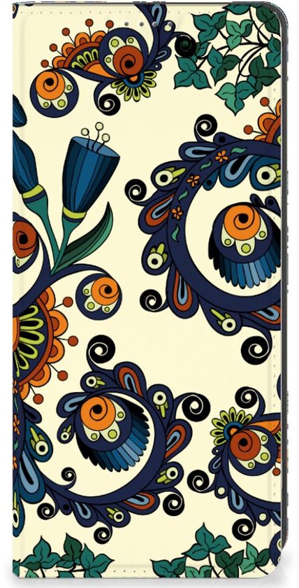 Coque OPPO A78 | A58 5G Bookcase Fleur Baroque