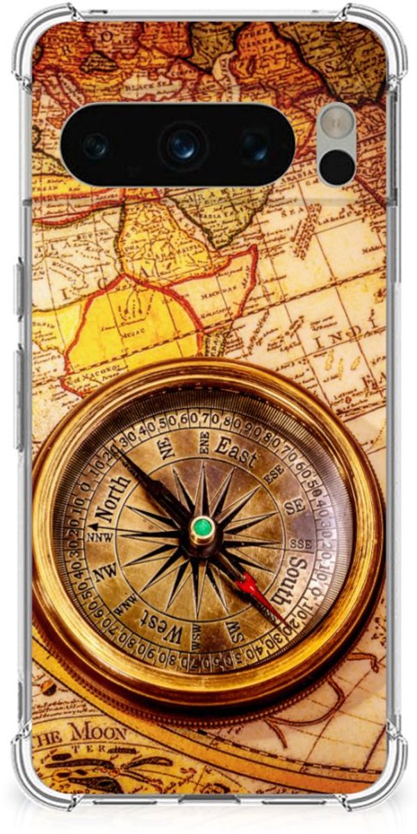 Google Pixel 8 Pro Telefoonhoesje met valbescherming Kompas