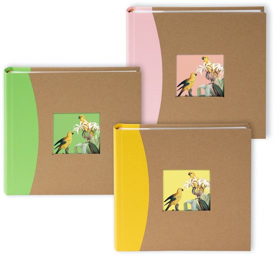 Goldbuch - Album photo Soft Tones - 120 photos 10x15 cm - Set coffret de 3 albums photo