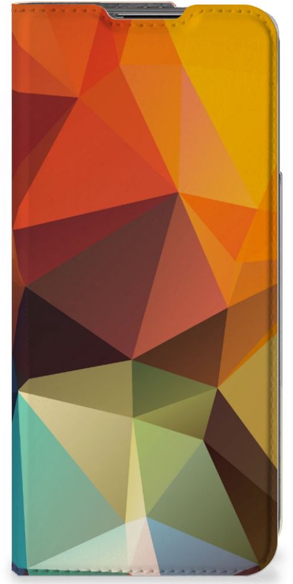 Book Case voor OnePlus Nord CE 2 5G Stand Case Polygon Color
