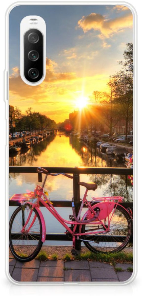 Sony Xperia 10 III Siliconen Back Cover Amsterdamse Grachten