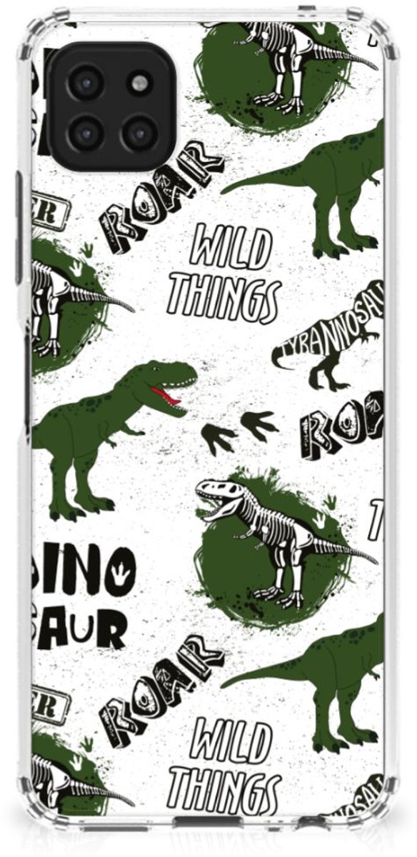 Case Anti-shock voor Samsung Galaxy A22 5G Dinosaurus