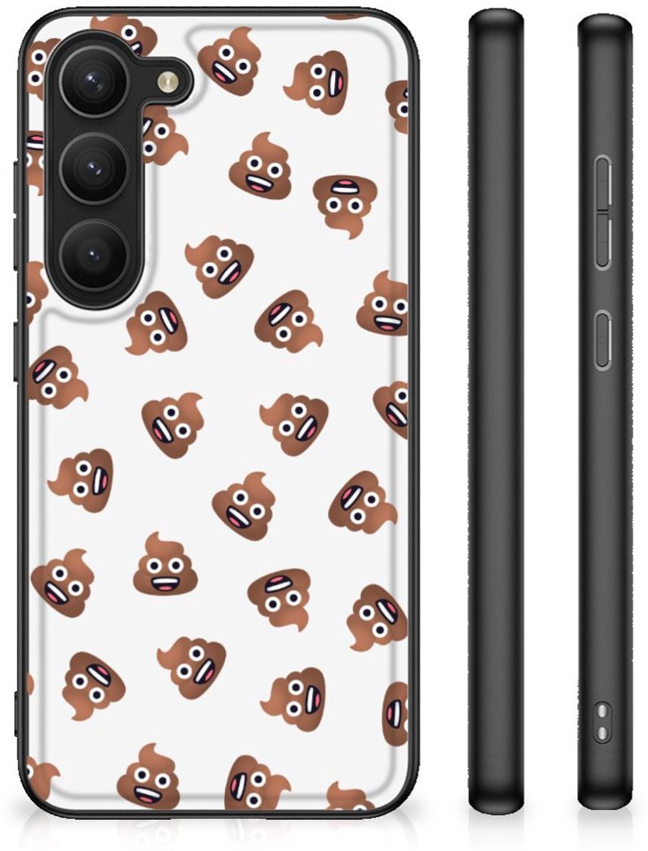 Back Case voor Samsung Galaxy S23 Poep Emojis