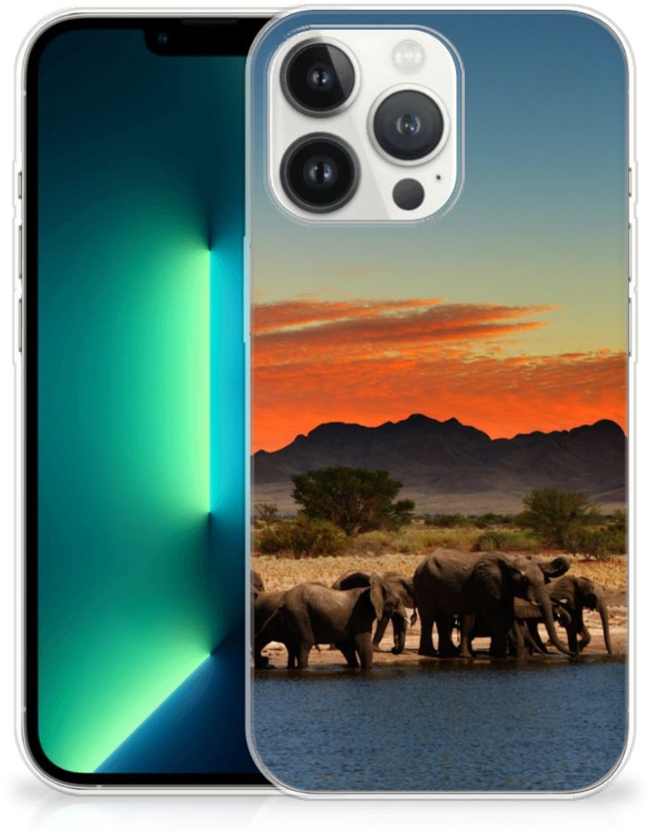 iPhone 13 Pro Max TPU Hoesje Olifanten