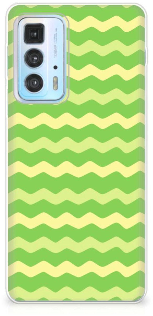 Motorola Edge 20 Pro TPU bumper Waves Green
