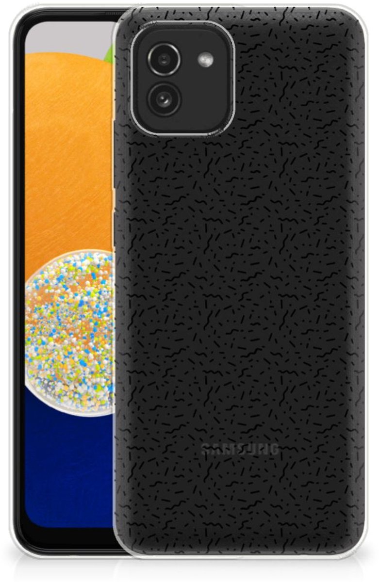 Samsung Galaxy A03 TPU bumper Stripes Dots