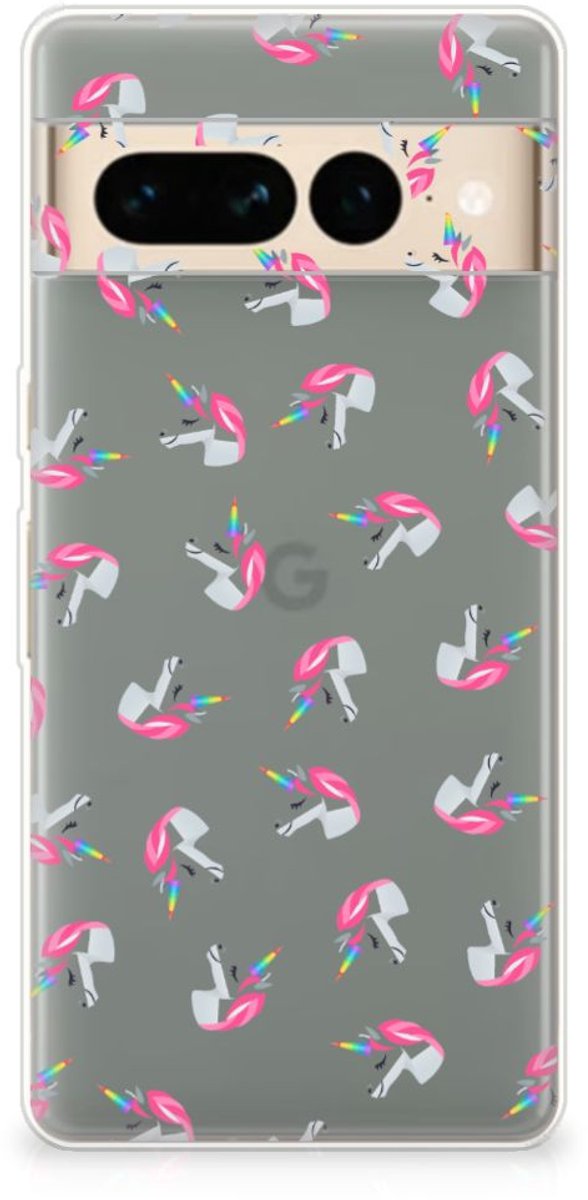 TPU bumper voor Google Pixel 7 Pro Unicorns