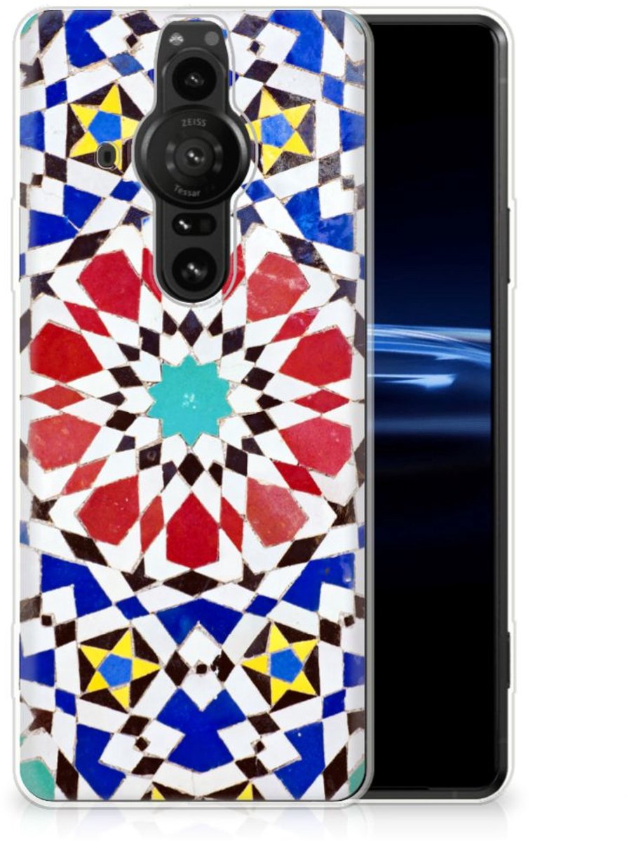 Sony Xperia Pro-I TPU Siliconen Hoesje Mozaïek