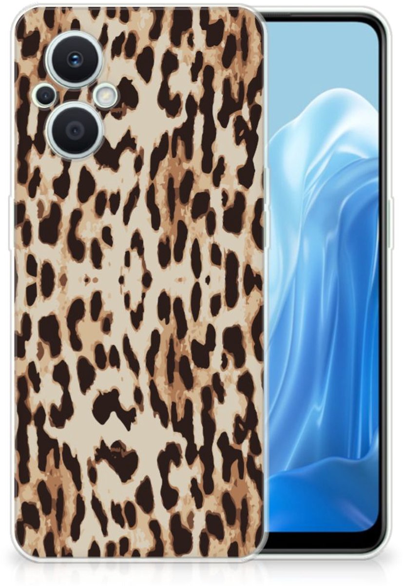 OPPO Reno8 Lite TPU Hoesje Leopard