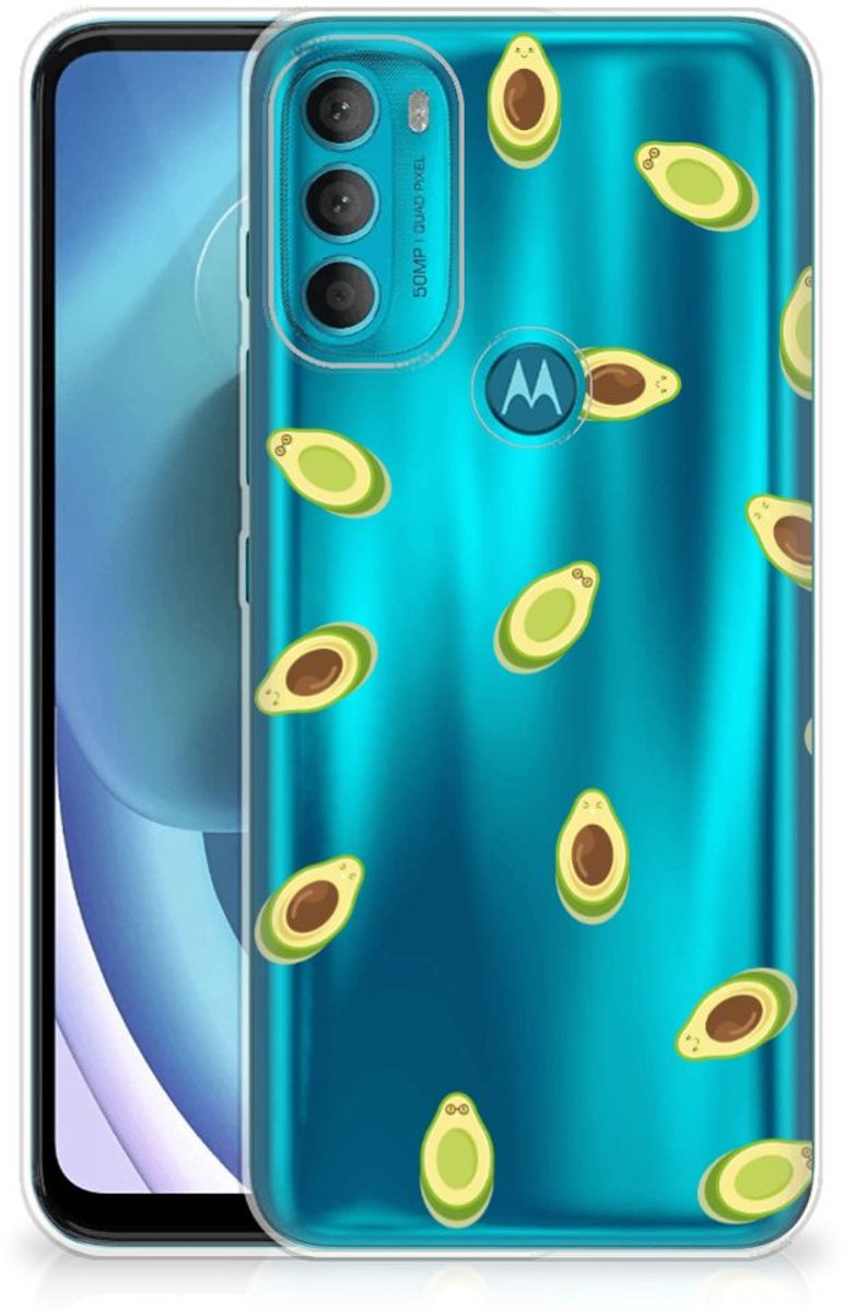 Motorola Moto G71 5G Siliconen Case Avocado
