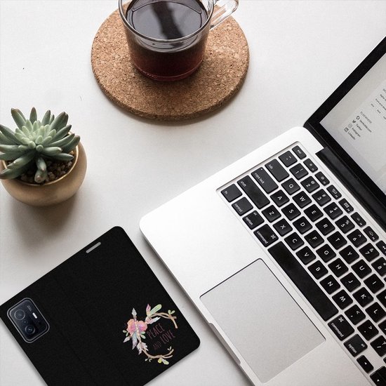 Bookcase Xiaomi 11T | Xiaomi 11T Pro Phone Boho Text