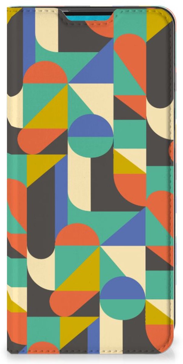 Samsung Galaxy A73 Hoesje met Magneet Funky Retro
